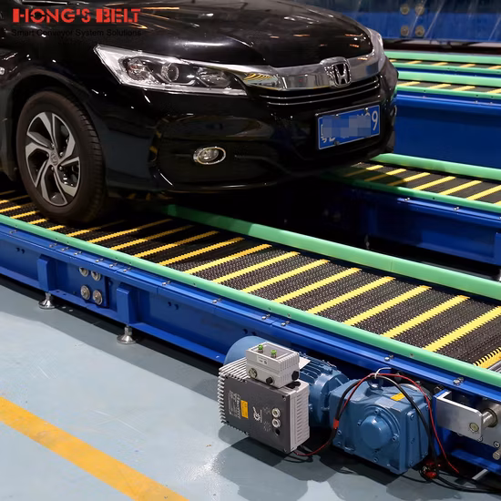 Nastro trasportatore automobilistico resistente del nastro trasportatore modulare di plastica di Hongsbelt per le automobili