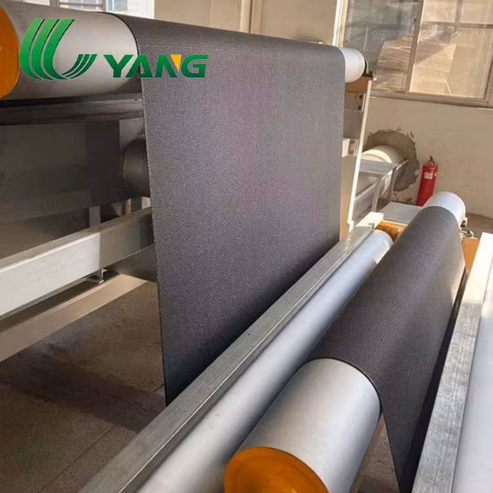 Nastro trasportatore in PVC nero atossico e durevole per il settore della logistica
